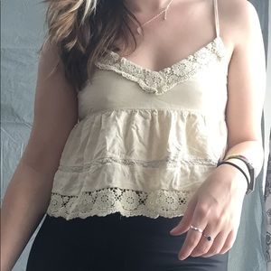Lace Babydoll Crop